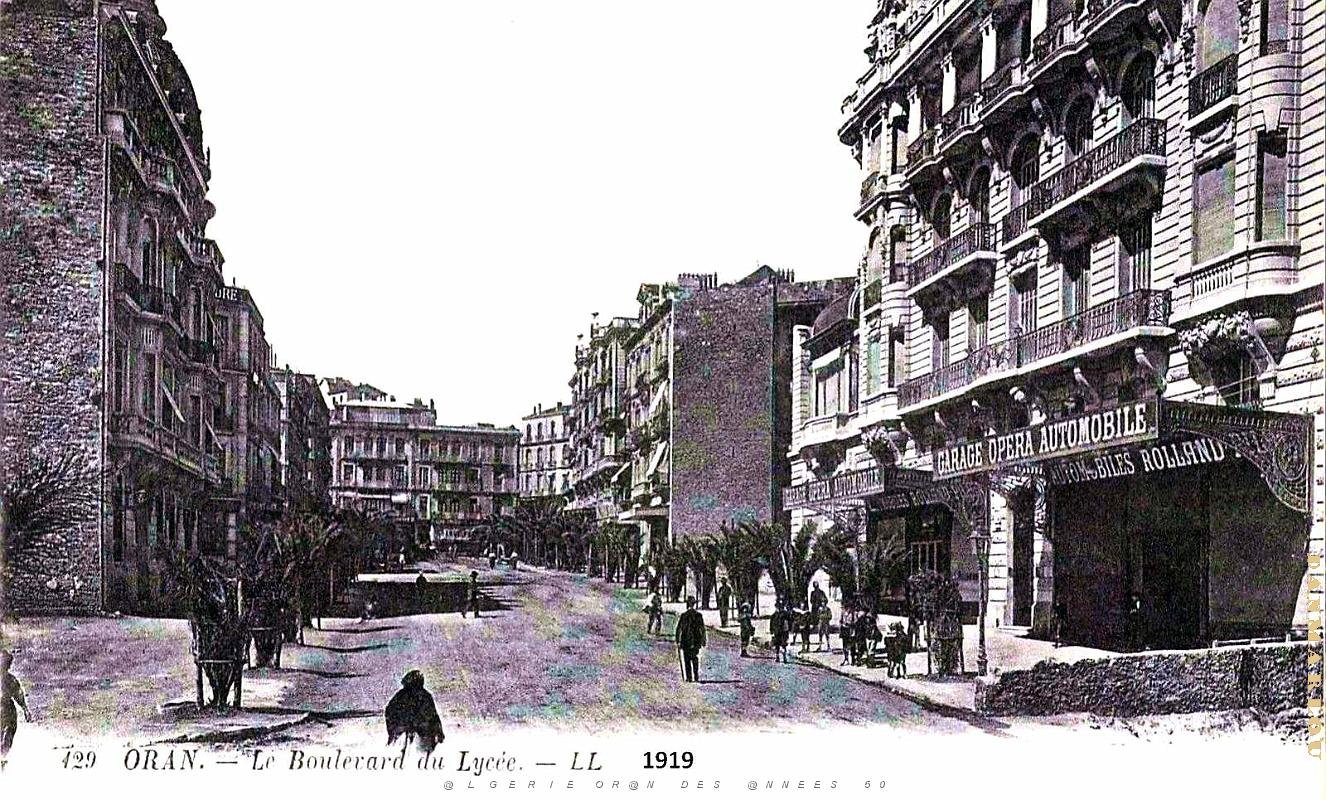 Oran - Boulevard du Lycee - 1919.jpg